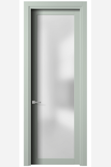 Дверь межкомнатная 2102 - planum NCS S 1005-B80G. Цвет NCS NCS S 1005-B80G. Материал Гладкая эмаль. Коллекция Planum. Картинка.