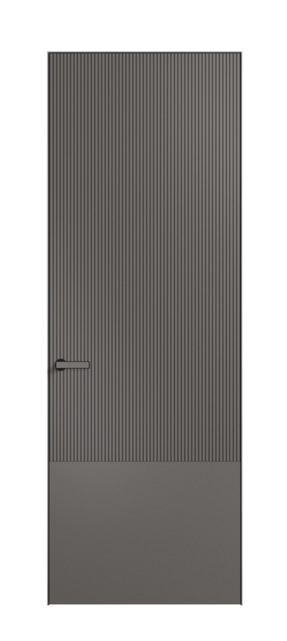 Межкомнатная дверь Вельвет АКП 8203 Матовый классический серый. Цена 77520  | Volhovec