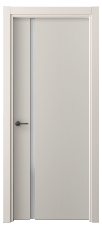 Межкомнатная дверь Фридом 4222 ПЭТ светло-серый Сатинированное стекло Цена 38499 ₽ | Volhovec