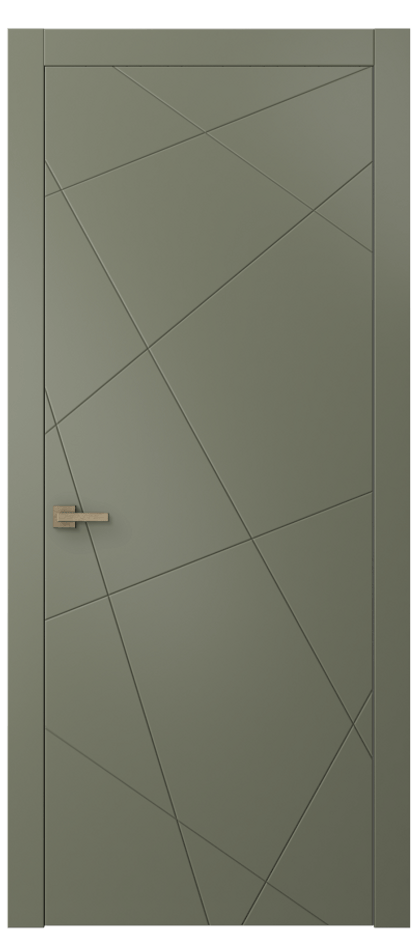 Межкомнатная дверь Линия АКП 8048 Матовый оливковый тёмный  Цена 51674 ₽ | Volhovec