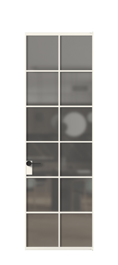 Алюминиевая дверь АЛПЛ040.05 Алюминий пудровый белый Сатинированное серое стекло, триплекс. Без короба АПБЛ Цена 123295 Стоимость комплекта двери включает: 1. Полотно (600/650/700/750/800/850/900/950*2000-2400 мм).
2. Короб
3. Комплект фурнитуры (2 торцевые петли и магнитный замок с ответной планкой). Фабрика дверей Волховец 8 (800) 551 43 19 Алюминиевая дверь АЛПЛ040.05 Алюминий пудровый белый Сатинированное серое стекло, триплекс Цена 123295 | Volhovec