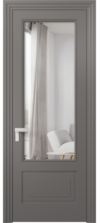 Дверь межкомнатная Рокка 8342 Матовый классический серый Двустороннее зеркало, триплекс Каскадный компланарный наличник МКЛС Цена 69924 ₽ Наличники уже входят в базовый комплект. Фабрика дверей Волховец 8 (800) 551 43 19 Межкомнатная дверь Рокка 8342 Матовый классический серый Двустороннее зеркало, триплекс Цена 69924 ₽ | Volhovec