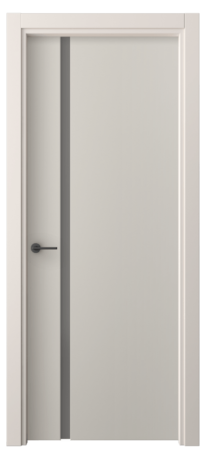 Межкомнатная дверь Фридом 4222 ПЭТ светло-серый Сатинированное серое стекло, триплекс Цена 38499 ₽ | Volhovec