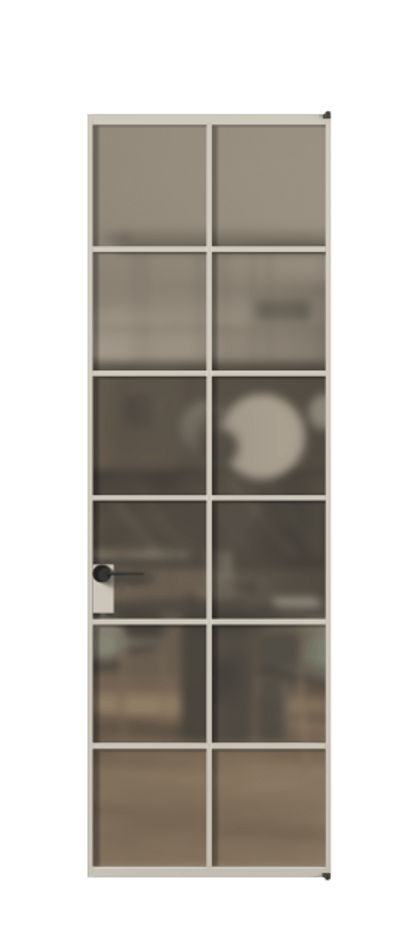 Алюминиевая дверь АЛПЛ040.05 Алюминий светло-бежевый Сатинированное бронзовое стекло, триплекс. Без короба АСБЖ Цена 149470 Стоимость комплекта двери включает:
1. Полотно (600/650/700/750/800/850/900/950*2000-2400 мм).
2. Короб
3. Комплект фурнитуры (2 торцевые петли и магнитный замок с ответной планкой). Фабрика дверей Волховец 8 (800) 551 43 19 Алюминиевая дверь АЛПЛ040.05 Алюминий светло-бежевый Сатинированное бронзовое стекло, триплекс Цена 149470 | Volhovec