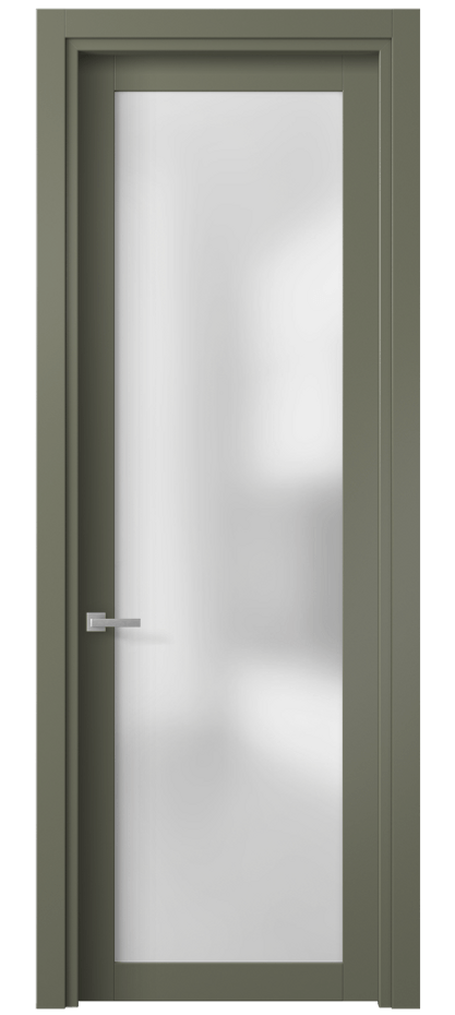 Дверь межкомнатная Планум 2102 Матовый оливковый тёмный Сатинированное стекло Гладкий наличник МОТ Цена 46120 ₽ Наличники уже входят в базовый комплект. Фабрика дверей Волховец 8 (800) 551 43 19 Межкомнатная дверь Планум 2102 Матовый оливковый тёмный Сатинированное стекло Цена 46120 ₽ | Volhovec