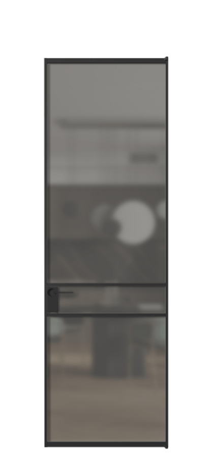 Алюминиевая дверь АЛПЛ040.02 Алюминий Черный Сатинированное серое стекло, триплекс. Без короба чер Цена 115420 Стоимость комплекта двери включает: 1. Полотно (600/650/700/750/800/850/900/950*2000-2400 мм).
2. Короб
3. Комплект фурнитуры (2 торцевые петли и магнитный замок с ответной планкой). Фабрика дверей Волховец 8 (800) 551 43 19 Алюминиевая дверь АЛПЛ040.02 Алюминий Черный Сатинированное серое стекло, триплекс Цена 115420 | Volhovec