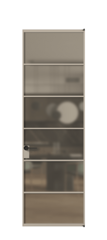 Алюминиевая дверь АЛПЛ040.04 Алюминий бисквитный Сатинированное бронзовое стекло, триплекс. Без короба АБСК Цена 149470 Стоимость комплекта двери включает:
1. Полотно (600/650/700/750/800/850/900/950*2000-2400 мм).
2. Короб
3. Комплект фурнитуры (2 торцевые петли и магнитный замок с ответной планкой). Фабрика дверей Волховец 8 (800) 551 43 19 Алюминиевая дверь АЛПЛ040.04 Алюминий бисквитный Сатинированное бронзовое стекло, триплекс Цена 149470 | Volhovec