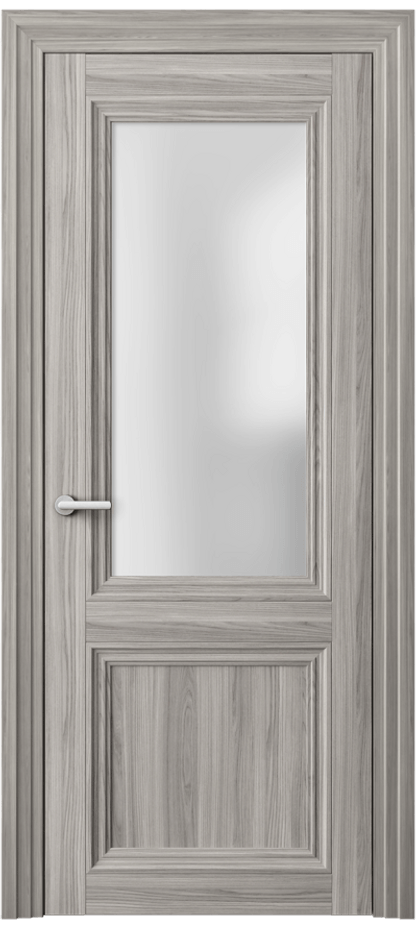 Межкомнатная дверь Центро 2524 Имбирный ясень Сатинированное стекло Цена 47330 ₽ | Volhovec