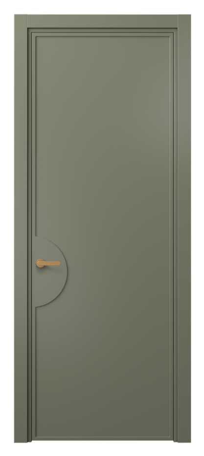 Межкомнатная дверь Фрэйм 8604 Матовый оливковый тёмный  Цена 45149 ₽ | Volhovec