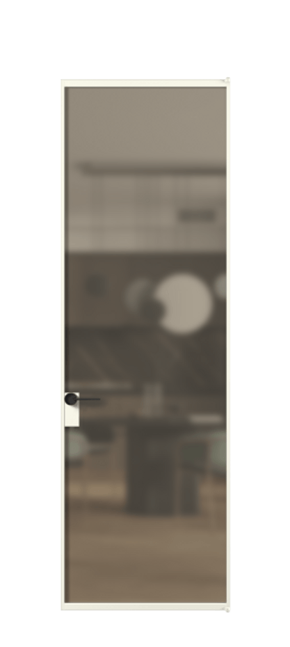 Алюминиевая дверь АЛПЛ040.01 Алюминий жемчужный Сатинированное бронзовое стекло, триплекс. Без короба АЖМ Цена 137770 Стоимость комплекта двери включает:
1. Полотно (600/650/700/750/800/850/900/950*2000-2400 мм).
2. Короб
3. Комплект фурнитуры (2 торцевые петли и магнитный замок с ответной планкой). Фабрика дверей Волховец 8 (800) 551 43 19 Алюминиевая дверь АЛПЛ040.01 Алюминий жемчужный Сатинированное бронзовое стекло, триплекс Цена 137770 | Volhovec