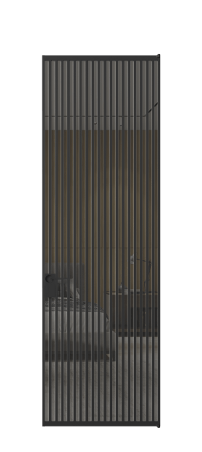 Алюминиевая дверь АЛПЛ040.06 Алюминий Черный Рефлективное серое стекло "Стопсол", калёное. Без короба чер Цена 229770 Стоимость комплекта двери включает: 1. Полотно (600/650/700/750/800/850/900/950*2000-2400 мм).
2. Короб
3. Комплект фурнитуры (2 торцевые петли и магнитный замок с ответной планкой). Фабрика дверей Волховец 8 (800) 551 43 19 Алюминиевая дверь АЛПЛ040.06 Алюминий Черный Рефлективное серое стекло "Стопсол", калёное Цена 229770 | Volhovec