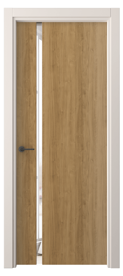 Межкомнатная дверь Фридом 4222 Грецкий орех Двустороннее зеркало, триплекс Цена 42799 ₽ | Volhovec