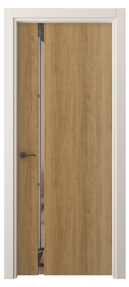 Межкомнатная дверь Фридом 4222 Грецкий орех Двустороннее бронзовое зеркало, триплекс Цена 42799 ₽ | Volhovec