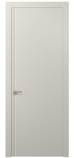 Дверь межкомнатная АКП 8644 МОС. Цвет Матовый облачно-серый. Материал Гладкая эмаль. Коллекция Альба. Картинка.