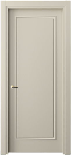 Дверь межкомнатная 8101 МБСР. Цвет Матовый бежево-серый. Материал Гладкая эмаль. Коллекция Париж. Картинка.