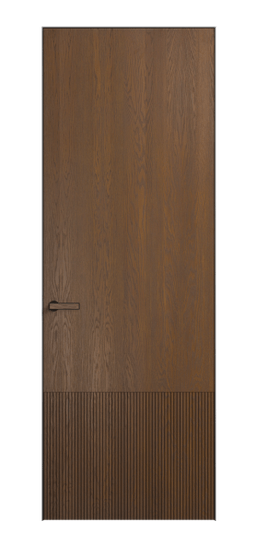 Дверь межкомнатная 8202 ДКШ.М. Цвет Дуб каштановый матовый. Материал Массив дуба матовый. Коллекция Velvet. Картинка.