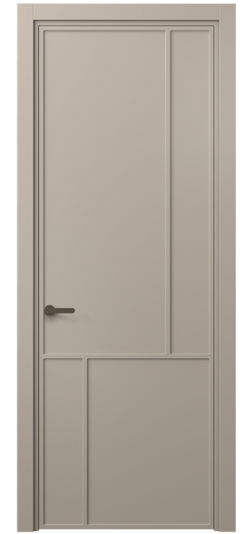 Дверь межкомнатная 8606 МБСК . Цвет Матовый бисквитный. Материал Гладкая эмаль. Коллекция Фрэйм. Картинка.