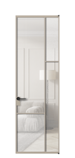 Межкомнатная дверь АЛПЛ041.12 АБСК Рифлёное стекло "Дюна" + Фактурное стекло "Лёд". Цвет Алюминий бисквитный. Материал Алюминий в эмали. Коллекция Мозаик. Фото. Дверь межкомнатная АЛПЛ041.12 АБСК Рифлёное стекло "Дюна" + Фактурное стекло "Лёд". Цвет Алюминий бисквитный. Материал Алюминий в эмали. Коллекция Мозаик. Картинка.