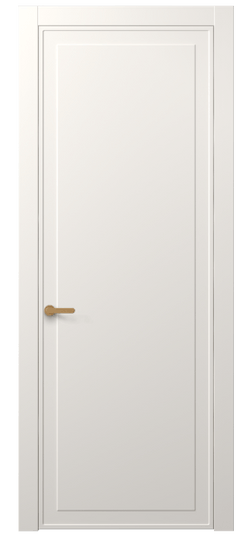 Дверь межкомнатная АКП 8602 МПБЛ. Цвет Матовый пудровый белый. Материал Гладкая эмаль. Коллекция Frame. Картинка.