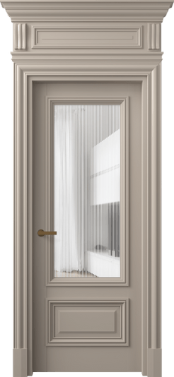 Дверь межкомнатная 7306 МБСК DUNE. Цвет Матовый бисквитный. Материал Гладкая эмаль. Коллекция Антик. Картинка.