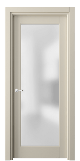 Дверь межкомнатная 6300 МБСР САТ. Цвет Матовый бежево-серый. Материал Гладкая эмаль. Коллекция Тоскана Литера. Картинка.