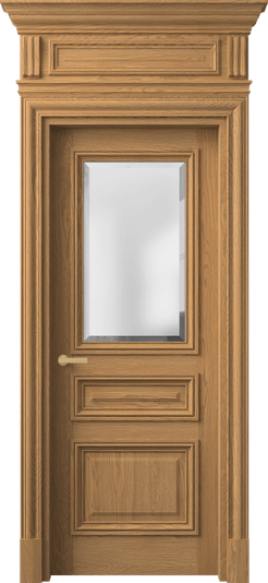 Дверь межкомнатная 7304 ДПШ.М САТ-Ф. Цвет Дуб пшеничный матовый. Материал Массив дуба матовый. Коллекция Antique. Картинка.