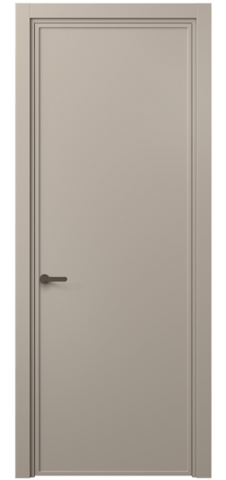 Дверь межкомнатная 8601 МБСК . Цвет Матовый бисквитный. Материал Гладкая эмаль. Коллекция Фрэйм. Картинка.