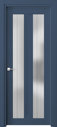 Дверь межкомнатная 6122 NCS S 5020-R80B ДОЖДЬ. Цвет NCS NCS S 5020-R80B. Материал Массив дуба эмаль. Коллекция Ego. Картинка.