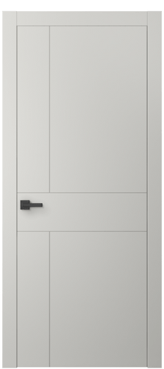 Дверь межкомнатная АКП 8056 МСР Матовый серый. Цвет Матовый серый. Материал Гладкая эмаль. Коллекция Linea. Картинка.