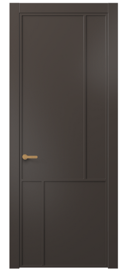 Дверь межкомнатная АКП 8606 МАН. Цвет Матовый антрацит. Материал Гладкая эмаль. Коллекция Frame. Картинка.