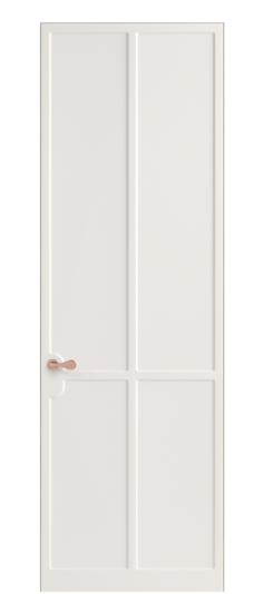 Дверь межкомнатная 7531 МПБЛ. Цвет Матовый пудровый белый. Материал Гладкая эмаль. Коллекция Софтформ. Картинка.
