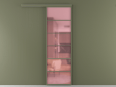 Перегородка Формато вдоль стены 1 створка