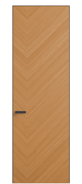 Дверь межкомнатная 0201 ДМНМР Дуб миндальный матовый. Цвет Дуб миндальный матовый рифт. Материал Радиальный шпон НатурВуд. Коллекция Рифт. Картинка.