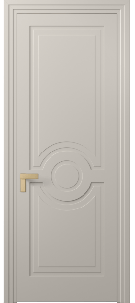 Дверь межкомнатная 8361 МСБЖ. Цвет Матовый светло-бежевый. Материал Гладкая эмаль. Коллекция Рокка. Картинка.