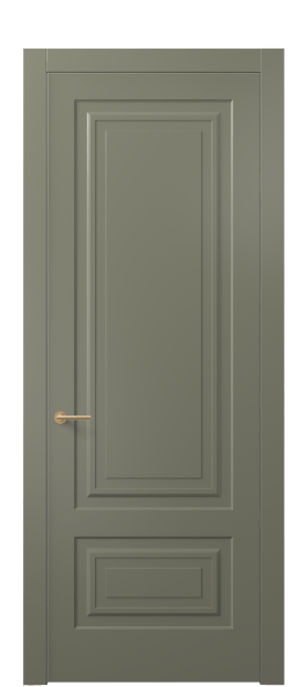 Дверь межкомнатная АКП 8441 МОТ Матовый оливковый тёмный. Цвет Матовый оливковый тёмный. Материал Гладкая эмаль. Коллекция Маскот. Картинка.