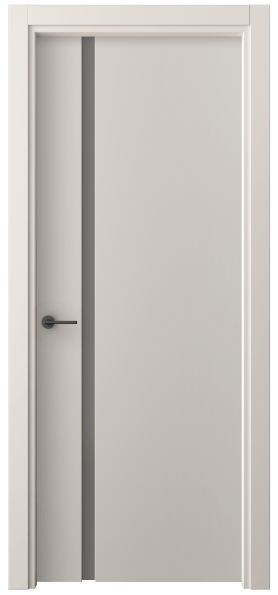 Дверь межкомнатная 4222 ПЭСС СЕР САТ. Цвет ПЭТ светло-серый. Материал ПЭТ. Коллекция Фридом. Картинка.