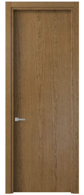 Дверь межкомнатная 0010 ДЯН. Цвет Дуб янтарный. Материал Шпон ценных пород. Коллекция Планум. Картинка.
